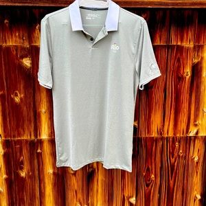 Rio Olympics NBC logo Grey / White Nike Golf Polo Shirt, size Small